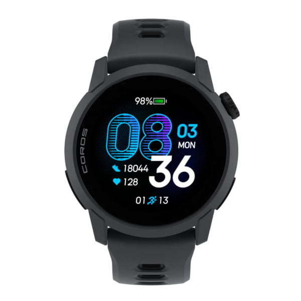[REFURBISHED] COROS PACE 4 GPS-Sportuhr mit Silikon-Armband - Black (Schwarz)