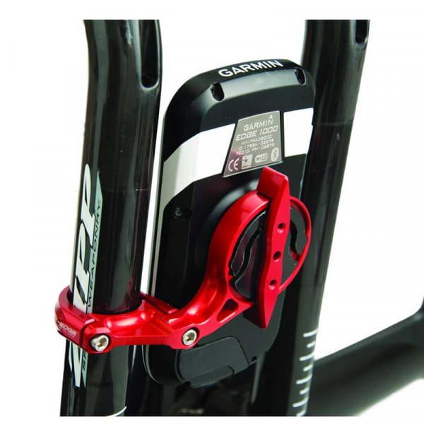 K-EDGE Triathlon-Lenkerhalter Garmin TT Mount schwarz mit Drehverschluss-Mechanismus