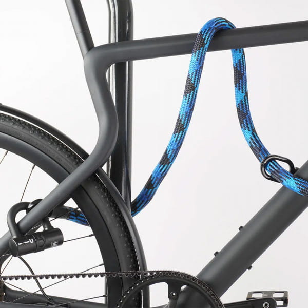 tex-lock eyelet inkl. U/X-lock Fahrradschloss - Morpho Blue