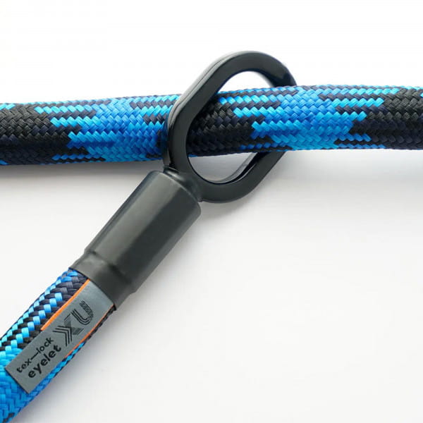 tex-lock eyelet inkl. U/X-lock Fahrradschloss - Morpho Blue