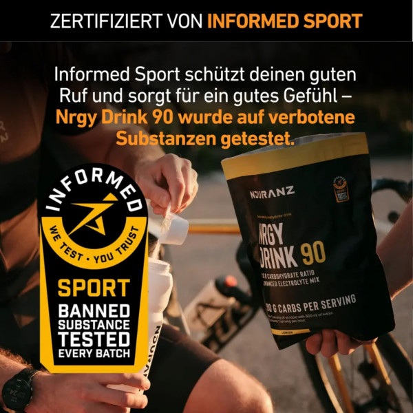 4ENDURANCE Nrgy Drink 90 Orange Getränkepulver 1200 g