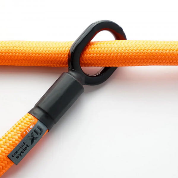 tex-lock eyelet inkl. U/X-lock Fahrradschloss - Acid Orange