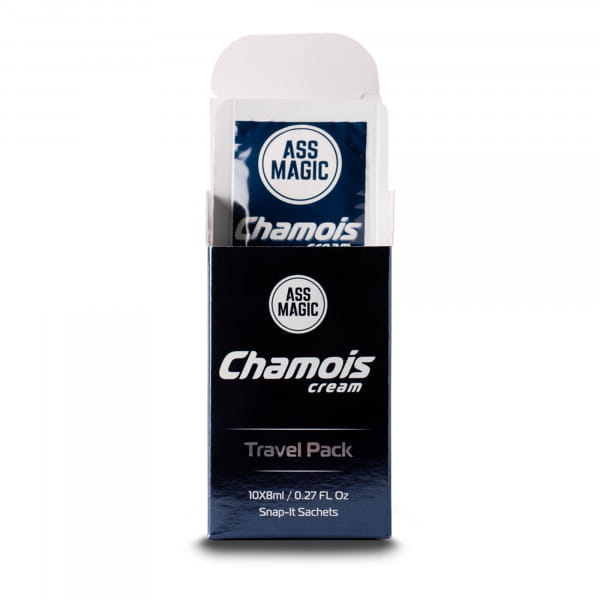 ASS MAGIC Anti-Chafe Chamois Cream Travel-Pack Sitzcreme (10 x 8 ml)