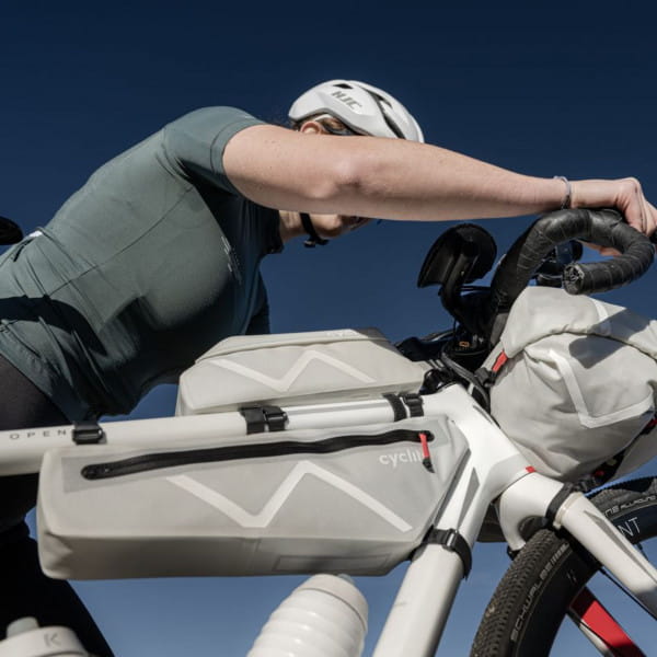 [REFURBISHED] CYCLITE Frame Bag Medium / 02 (2,8 Liter) - Light Grey (2026)