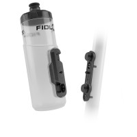 Fidlock TWIST Clear (transparent) Trinkflasche + Flaschenhalter (Neue Version, ohne Gravity Kit)