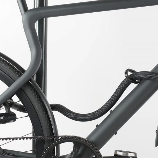 tex-lock eyelet inkl. U/X-lock Fahrradschloss - Onyx Black