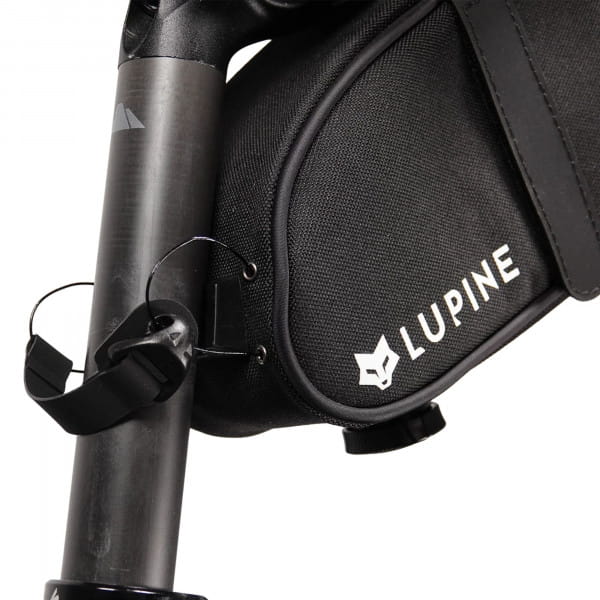 Lupine UFO Satteltasche StVZO - inklusive Rotlicht Pro mit Garmin-Halterung