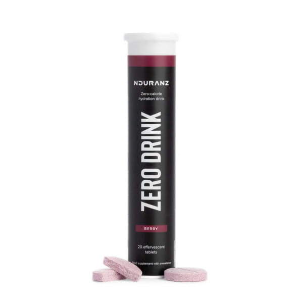4ENDURANCE ZERO Elektrolytmischung aus Brausetabletten Berry (20 Stück)
