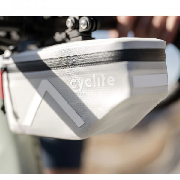 CYCLITE Handle Bar Bag Nano / 01 (1,3 Liter) - Light Grey
