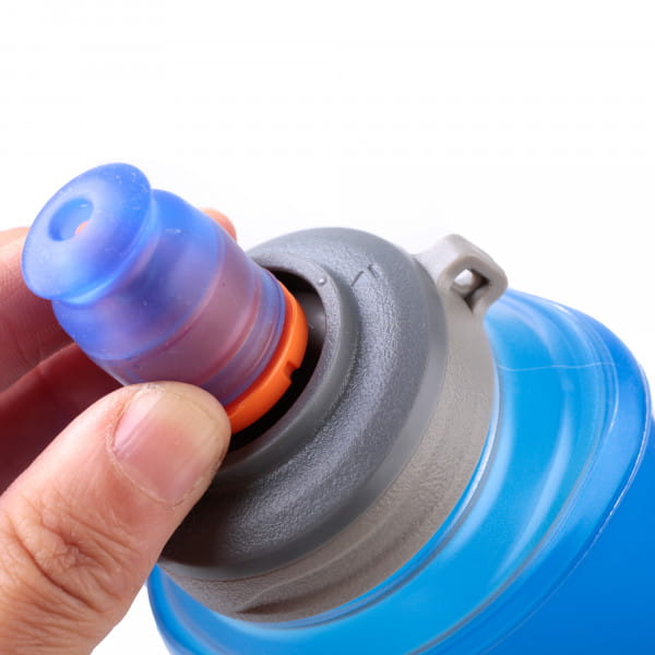 SOURCE Jet faltbare Trinkflasche ohne PVC und BPA - 0,25 L, Blau
