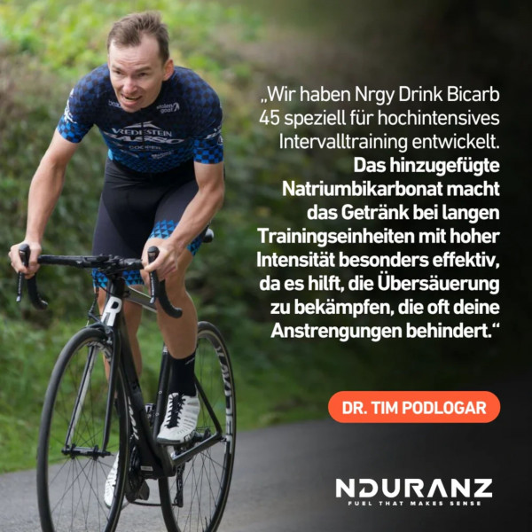 4ENDURANCE Nrgy Drink Bicarb 45 Getränkepulver Lemon 1200 g