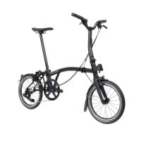 Brompton P Line Urban 4-Gang mit Standard-Sattelstütze, Rack und Schutzblechen