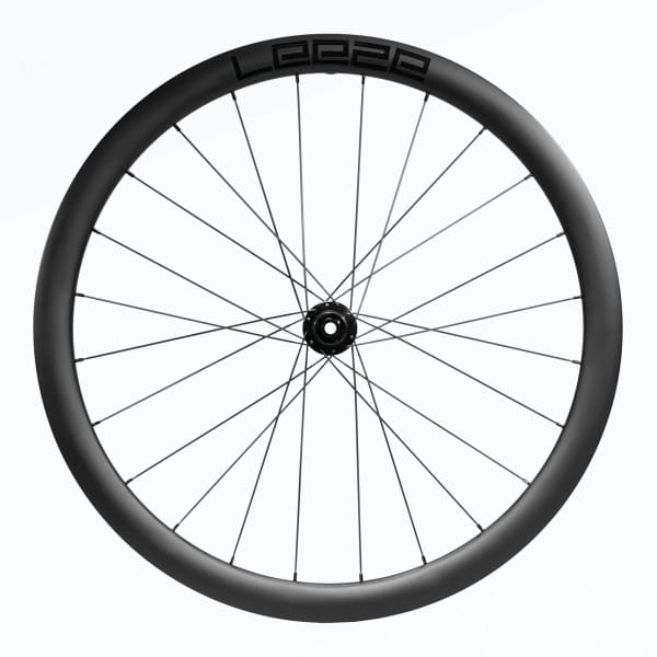 [REFURBISHED] LEEZE CH 40 Gravel-Laufradsatz Carbon mit schwarzen Decals