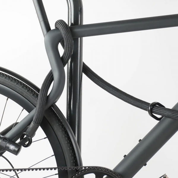 tex-lock eyelet inkl. U/X-lock Fahrradschloss - Onyx Black