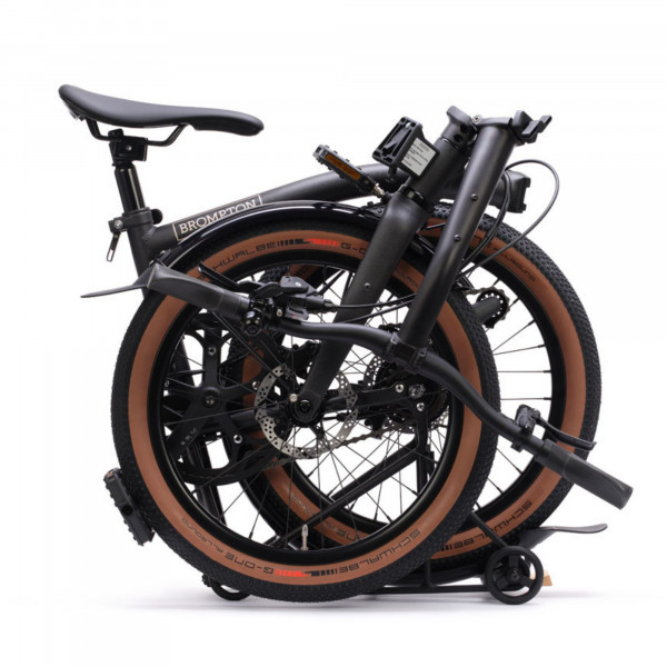Brompton G Line mit Schutzblechen und Rack - Space Black