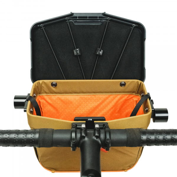 Route Werks The Big Handlebar Bag - Coyote - mit Bike Mount 31,8 mm