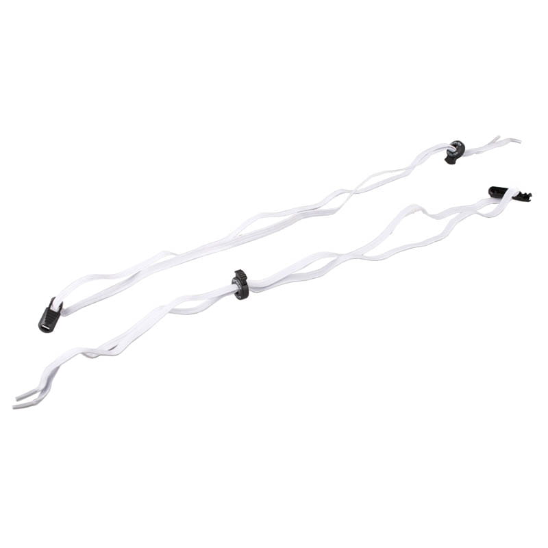 Orca Speed Laces Schnürsenkel - Weiß, Rennradschuhe, Fahrradschuhe, Bekleidung