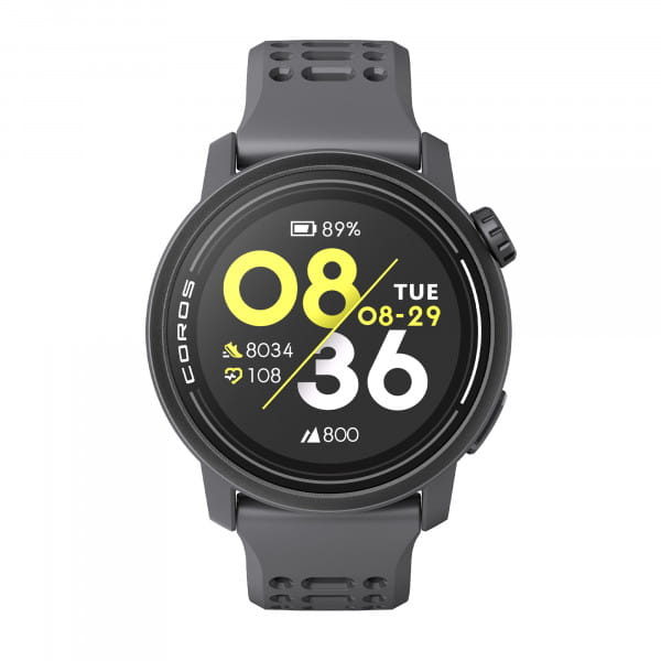 [REFURBISHED] COROS PACE 3 GPS-Sportuhr mit Silikon-Armband - Black (Schwarz)