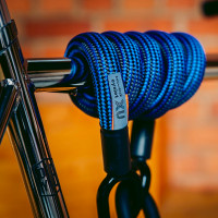 Tex-lock eyelet U Serie 80 cm Fahrradschloss - Blau, Gr. S