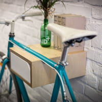 BicycleDudes Jakob Fahrrad-Wandhalterung aus Holz