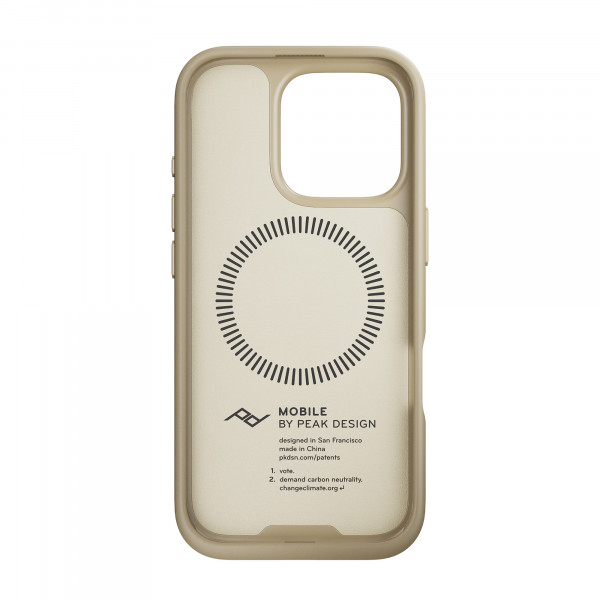 [REFURBISHED] Peak Design Mobile Everyday Clarino Case iPhone 16 Pro Bone