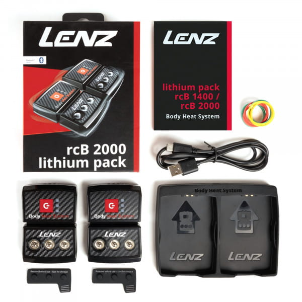 Lenz Akku Lithium Pack rcB 2000 - 2 Akkus & USB-C-Ladegerät