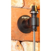 Spinfix Adapterset 12 mm Steckachse für MICRO_QR Wandhalterung - vorne, schwarz matt