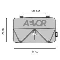 AEVOR Bar Bag Proof Sundown Lenker- und Slingtasche 4 Liter Sundown (Grau)