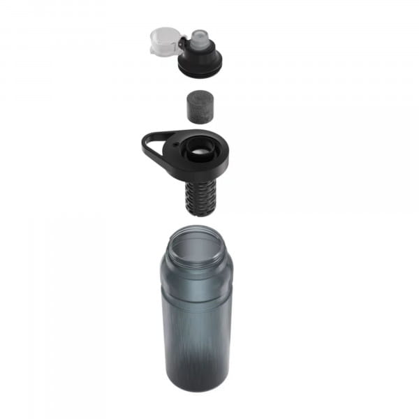 Katadyn BeFree AC Bottle 0.9L - Smoke Trinkflasche mit Membran-/Aktivkohlefilter